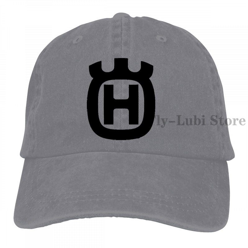 Husqvana Baseball cap men women Trucker Hats adjustable cap: 2-Gray