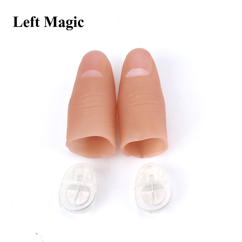 Fantasie Flamme Umfassen 2 Stck Daumen LED Licht Magie Tricks Schlag & schlagen Licht-hoch Magie Requisiten Professionelle zauberer