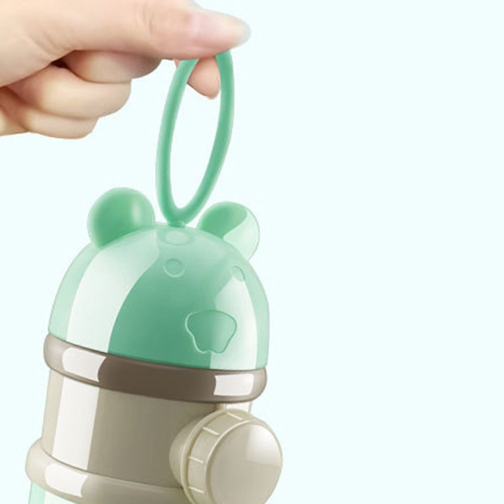 Milk Powder Box Portable Four-Layer Milk Powder Box Independent Layered Storage Box Cartoon Pig Milk Powder Box