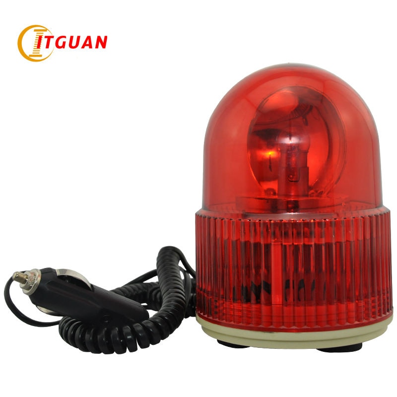 LTD-8103 voertuig waarschuwingslampje magnetische DC12V High Power Auto Magnetische Gemonteerd Voertuig Waarschuwingslampje incandecnt Rotary Lamp