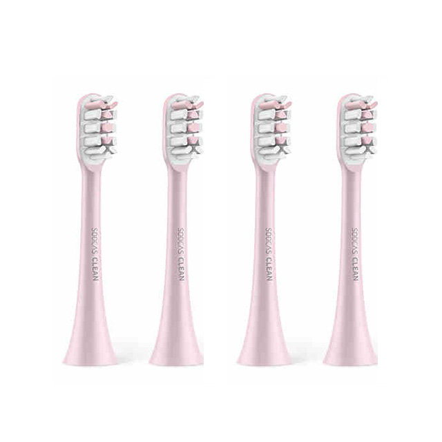 Soocas X3U X5 X3 V1 Tandenborstel Hoofd Originele X3U Tandenborstel Vervanging Hoofd Sonische Opzetborstels: 4pcs pink