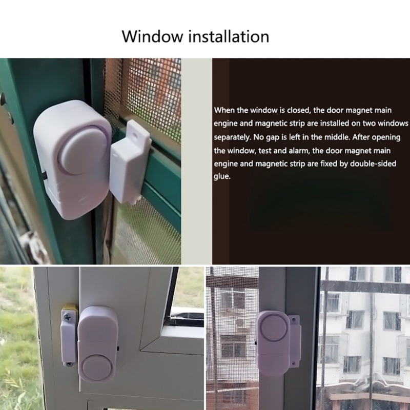 magnetic electronic alarm Household burglar alarm room doors and Windows to prevent the opening of alarm remind the door