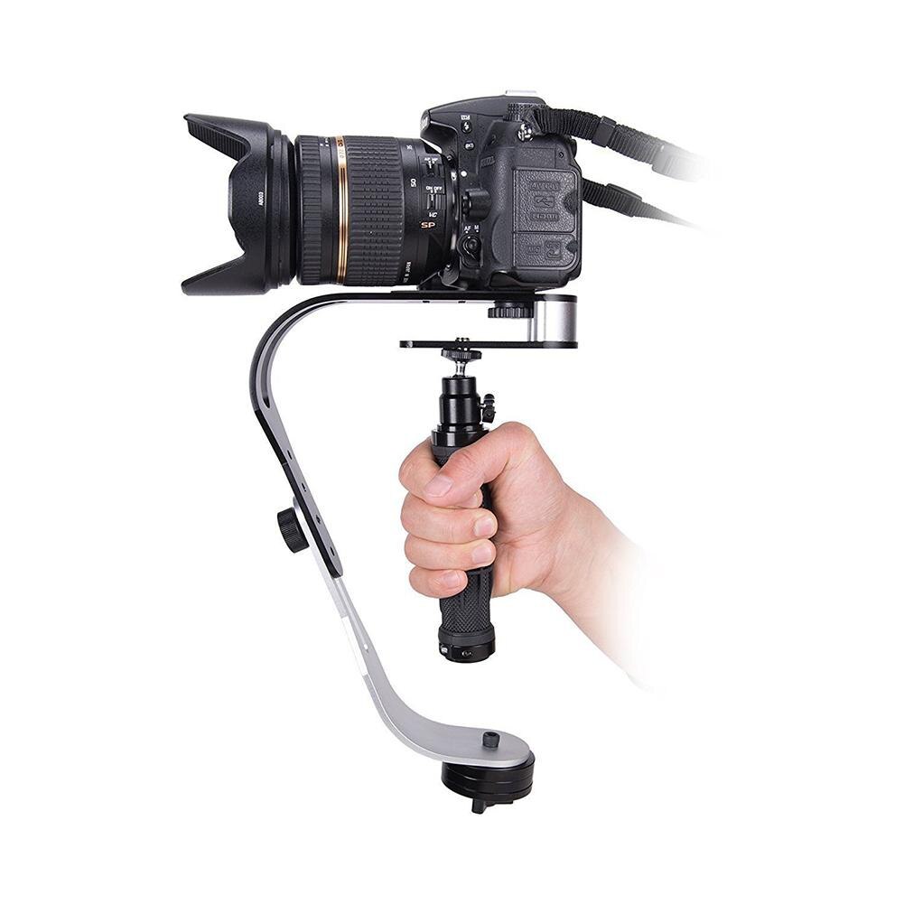 Aluminum Handheld Digital Camera Stabilizer Video Steadicam Mobile Bracket Stand Universal Rotating Handle Enhances Stability
