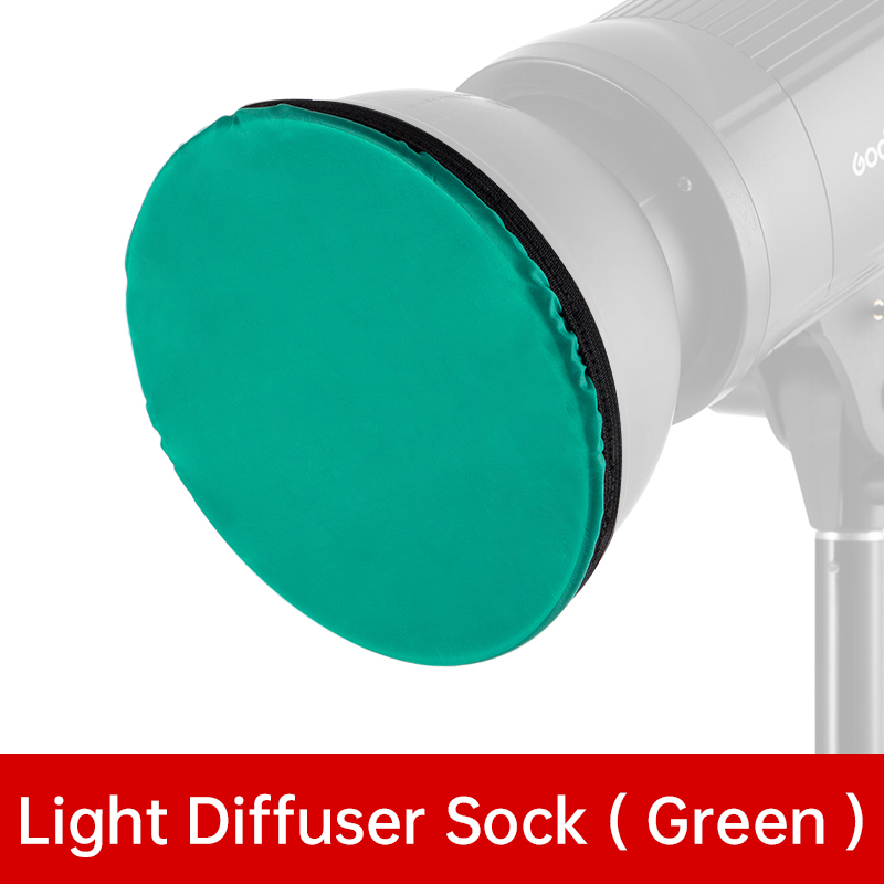 Kit De 6 Diffuseurs/Chaussettes De Lumière Pour Flash Photo - 7 Pouces (18 Cm) - Couleurs Mixte (Blanc, Rouge, Jaune, Bleu, Marron, Vert)