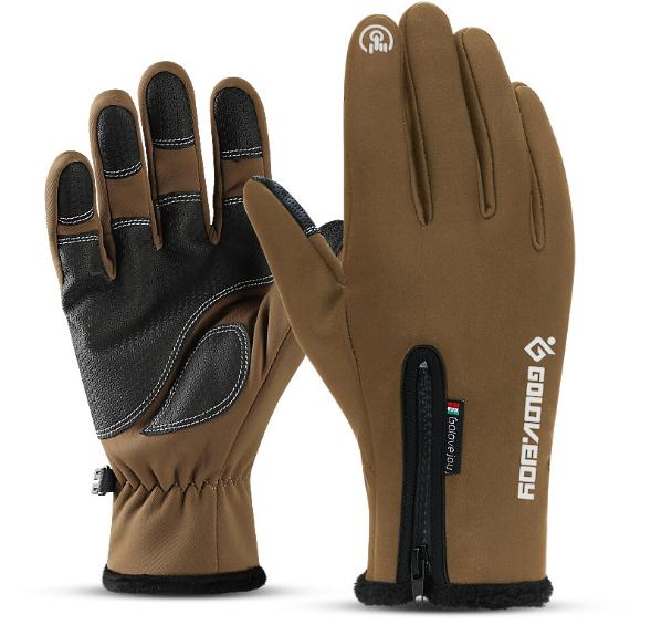 Guantes deportivos al aire libre GOLOVEJOY DB03 Unisex dedo completo polar térmico ciclismo senderismo pantalla táctil esquí Golves