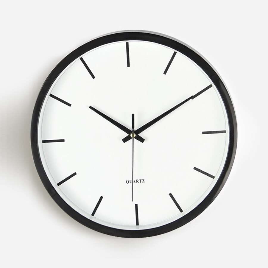 Plastic Wall Clock Study Room Home Wall Clock Digital Clocks Large Decorative Clocks Duvar Saatleri White Watch Bedroom W