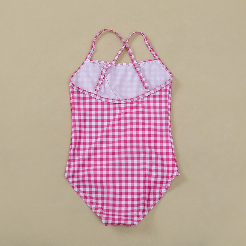 one piece Swimsuit for Girls 3~10Y Kids swimwear Summer Girls Swimwear Children Beachwear Bathing Suits-SW154