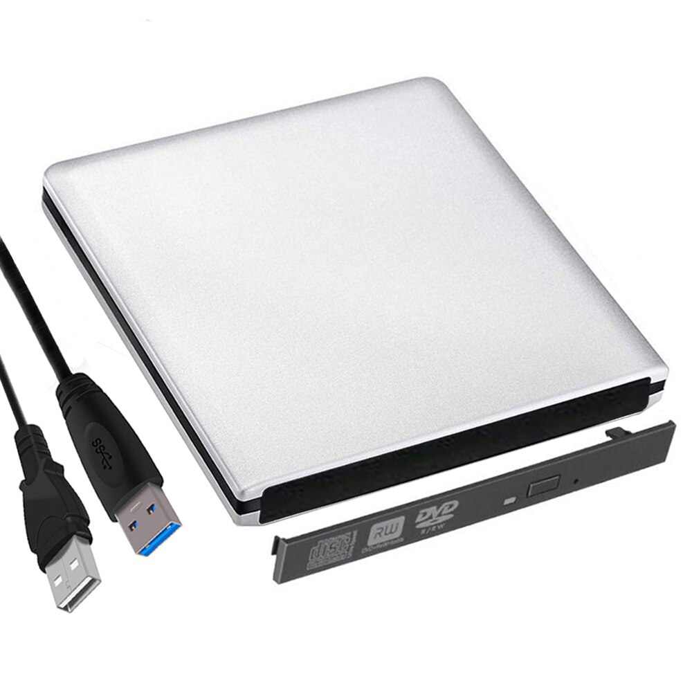 12.7Mm Usb 3.0 Externe Optische Drive Behuizing Sata Blu-Ray Dvd/Cd Drive Case Voor Laptop Win Xp/7/8/10 Mac Os Zonder Drive: 12.7mm DVD RW