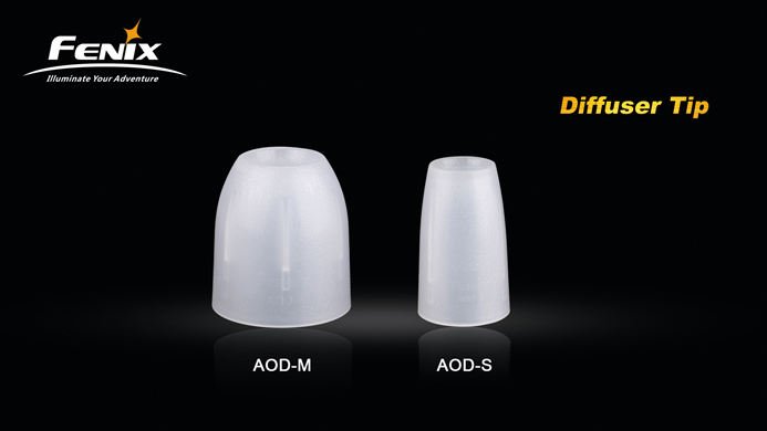 Fenix AOD-M Diffuser Tip Voor Led Zaklamp Wit TK15UETK16TK09TK20R
