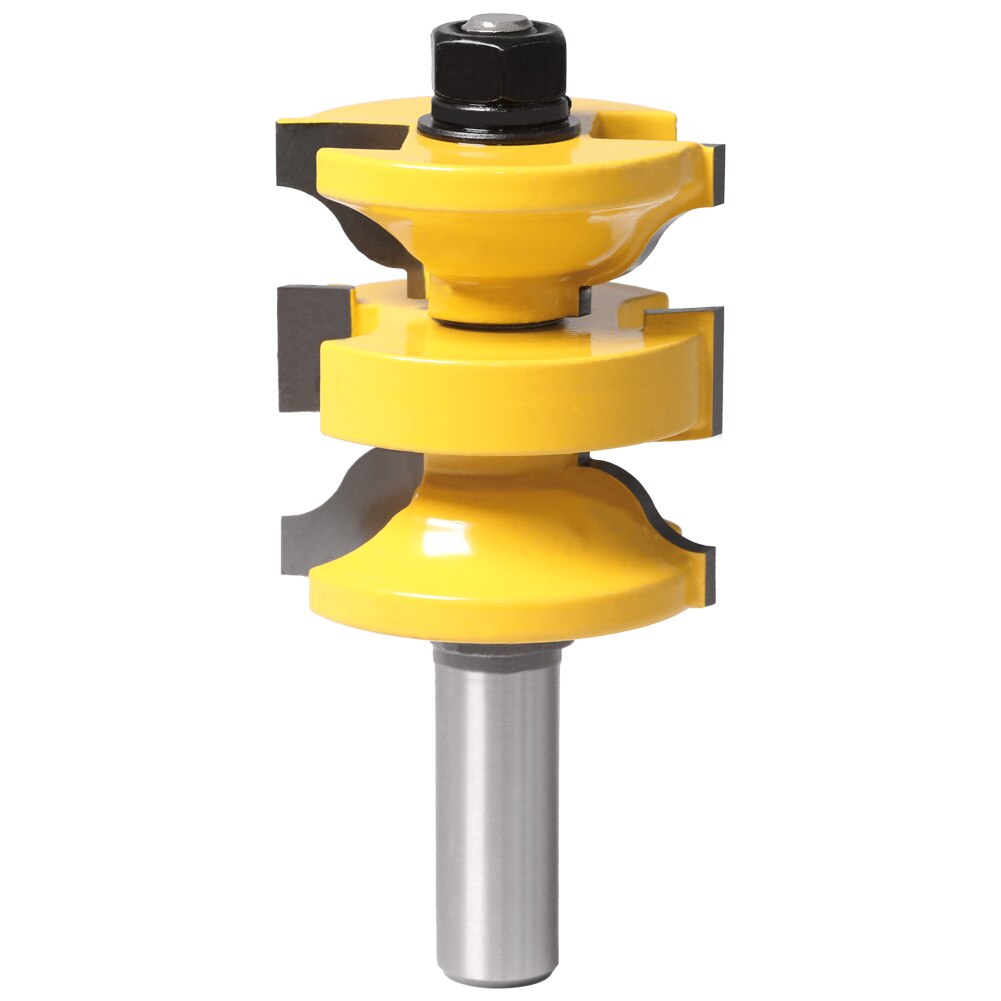 3 stk 8mm 12mm skaft 1/2 "skaftinnføringe interiør tenndørfresersett sett ogee matchet r & s fresebiter utskjæringe til tre