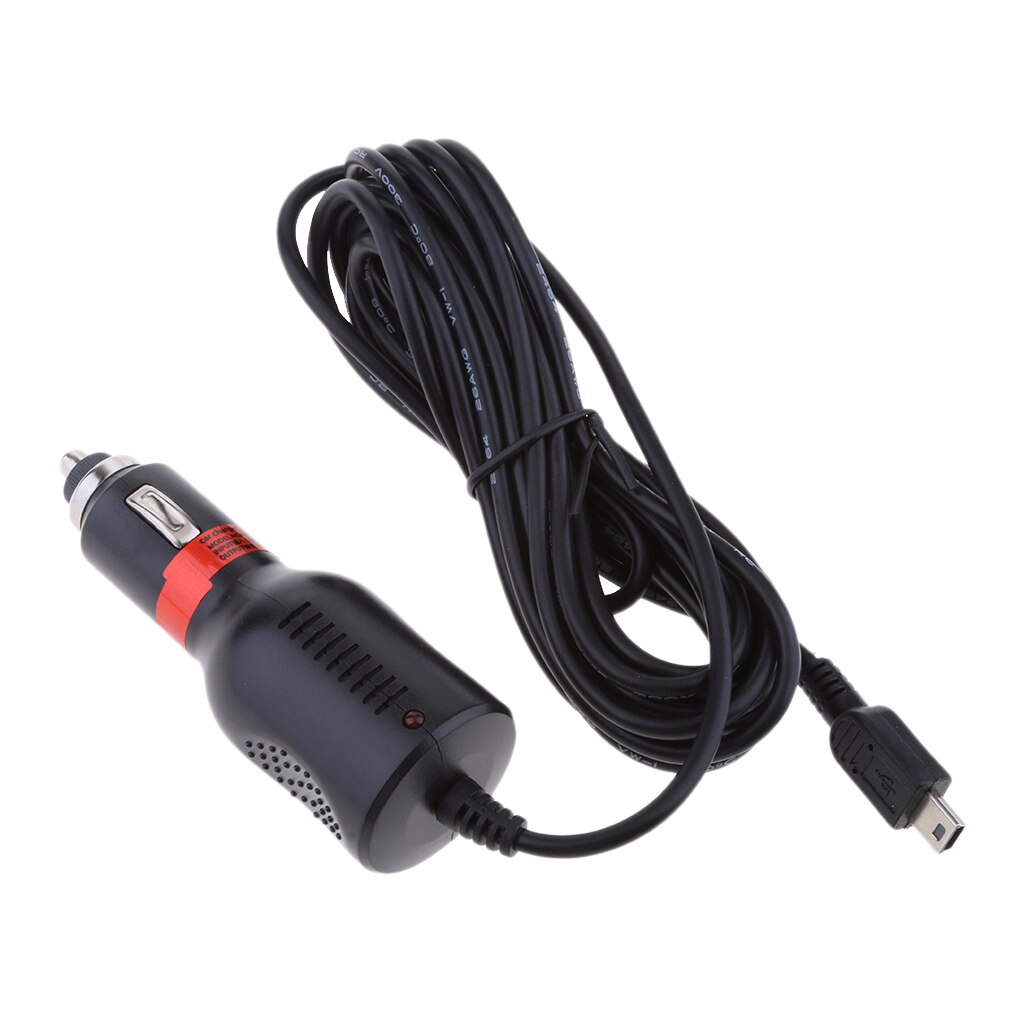 Premium Vehicle USB Adapter 8-36V to 5V Mini USB Cable GPS DVR Charging fit Cars Trucks Accessories