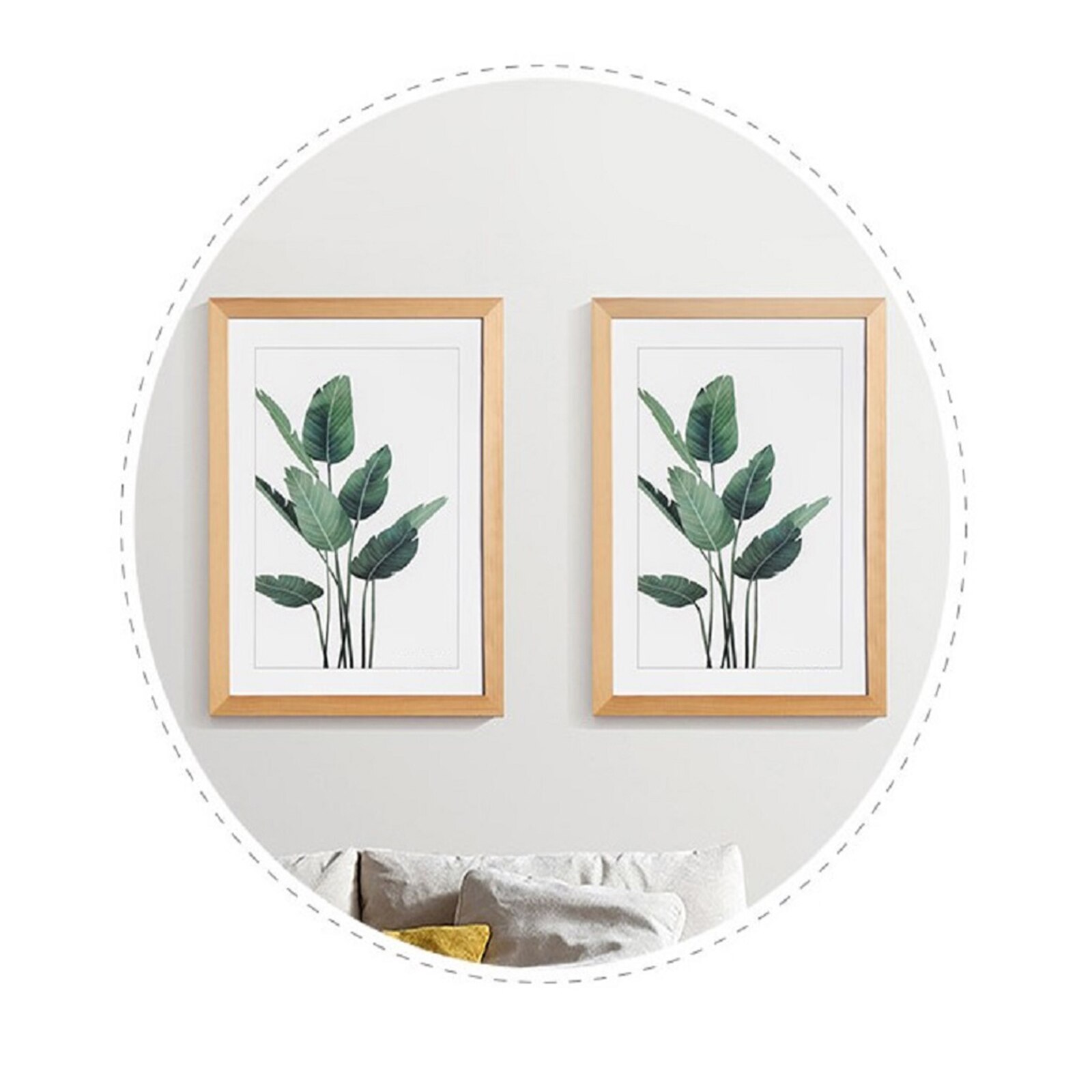 Fotolijst Display Voor Tafelblad Display Wall Mount Houten Fotolijst 22.7X27.8Cm: Wood