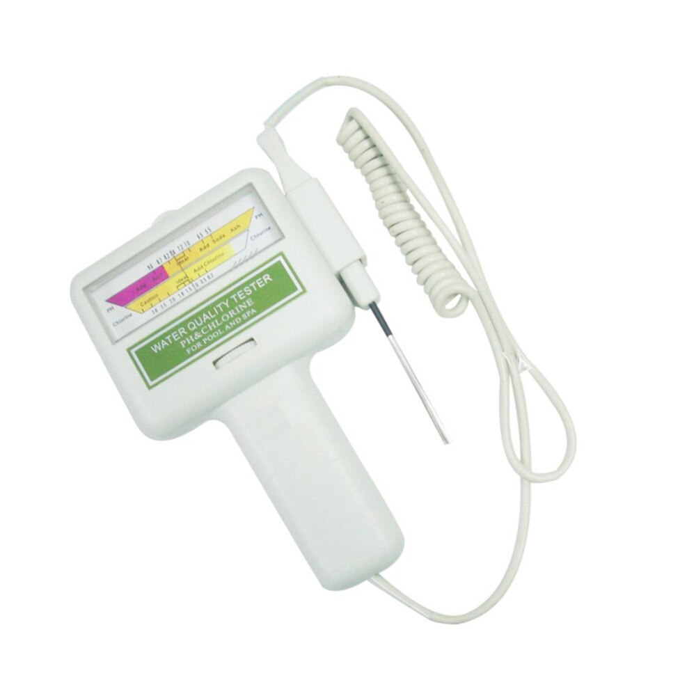 PH CL2 Chlorine Tester Digital Water Monitor Portable for Swimming Pool Spa Aquarium Hydroponics PH Meter Testing