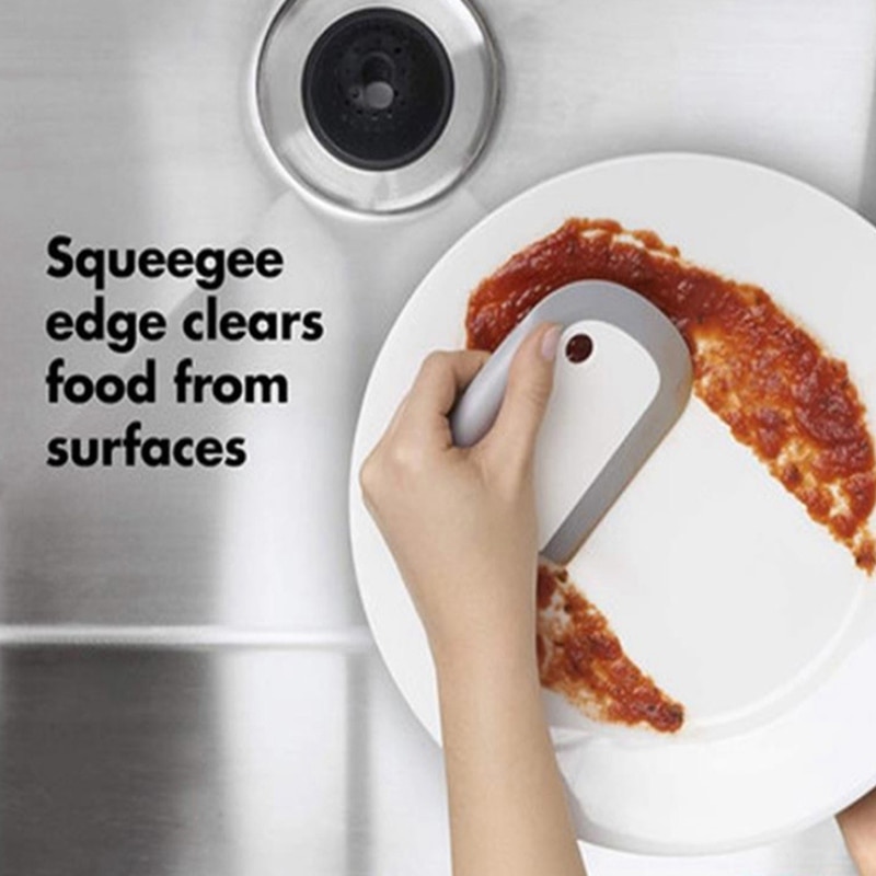 Pratique vaisselle Silicone grattoir vaisselle bol raclette alimentaire huile nettoyage spatule grattoir cuisine vaisselle outil de nettoyage