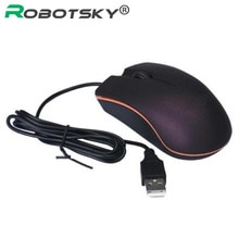 Mini souris USB 3 boutons souris de jeu optique filaire souris pour ordinateur portable PC portable