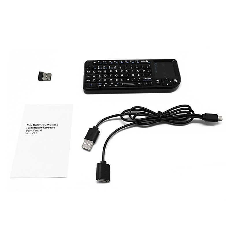 Rii Mini X1 Drahtlose Tastatur Maus für Touchpad Notizbuch Clever TV HTPC Android