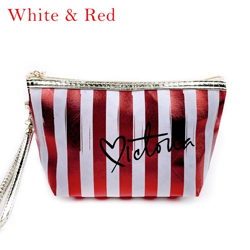 Bolso de almacenamiento de cosméticos de cuero PU para mujer, bolsa de maquillaje de PVC, bolsa de aseo, estuche organizador de viaje,: B3