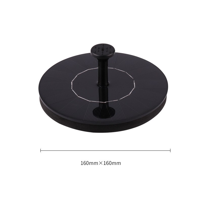 Floating solar fountain panel kit garden fountain water pump for bathing pool watering wide irrigation pump