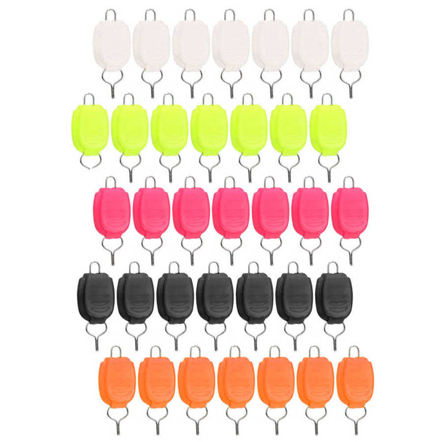 Bouchon de fil de pêche lumineux, 30 pièces, porte-fil de pêche, Baitcasting, bobine de tambour, bouchon de ligne
