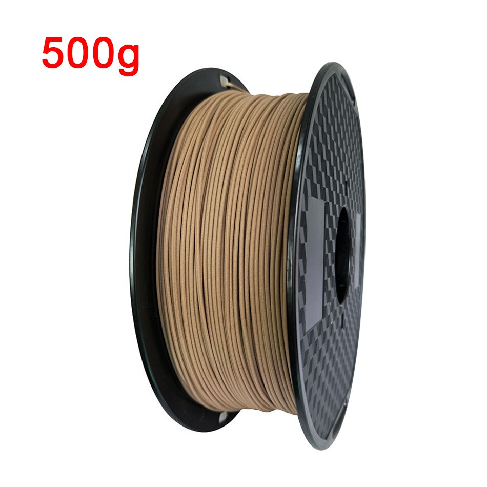 PLA Filament 1.75mm Wood Pla Filaments 3D Printer Non-toxic 500g/250g Sublimation Supplies Wooden Effect 3D Printing Materials: 500g -Dark wood