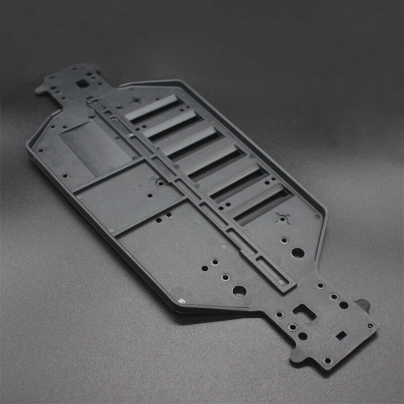 04001 (03601) piezas originales HSP repuestos para 1/10 R/C modelo coche chasis plástico negro 04001
