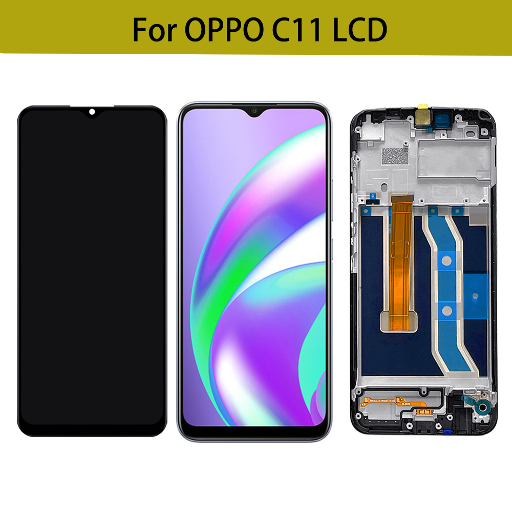 LCD für OPPO Realme C11 C12 C15 RMX2185 RMX2180 RMX2189 LCD Anzeige berühren Tafel Bildschirm Digiziter Sensor Montage