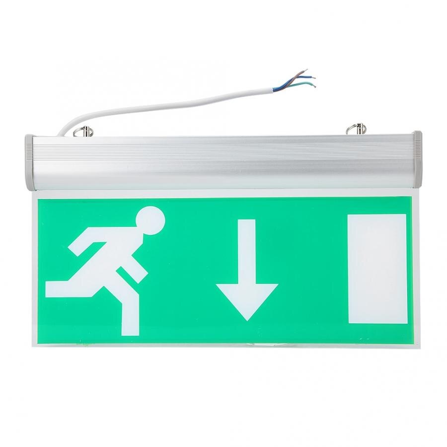 Acrylic LED Emergency Exit Lighting Sign Safety Evacuation Indicator Light 110-220V Widely Used in Mall ,Hotel , Hospital ETC