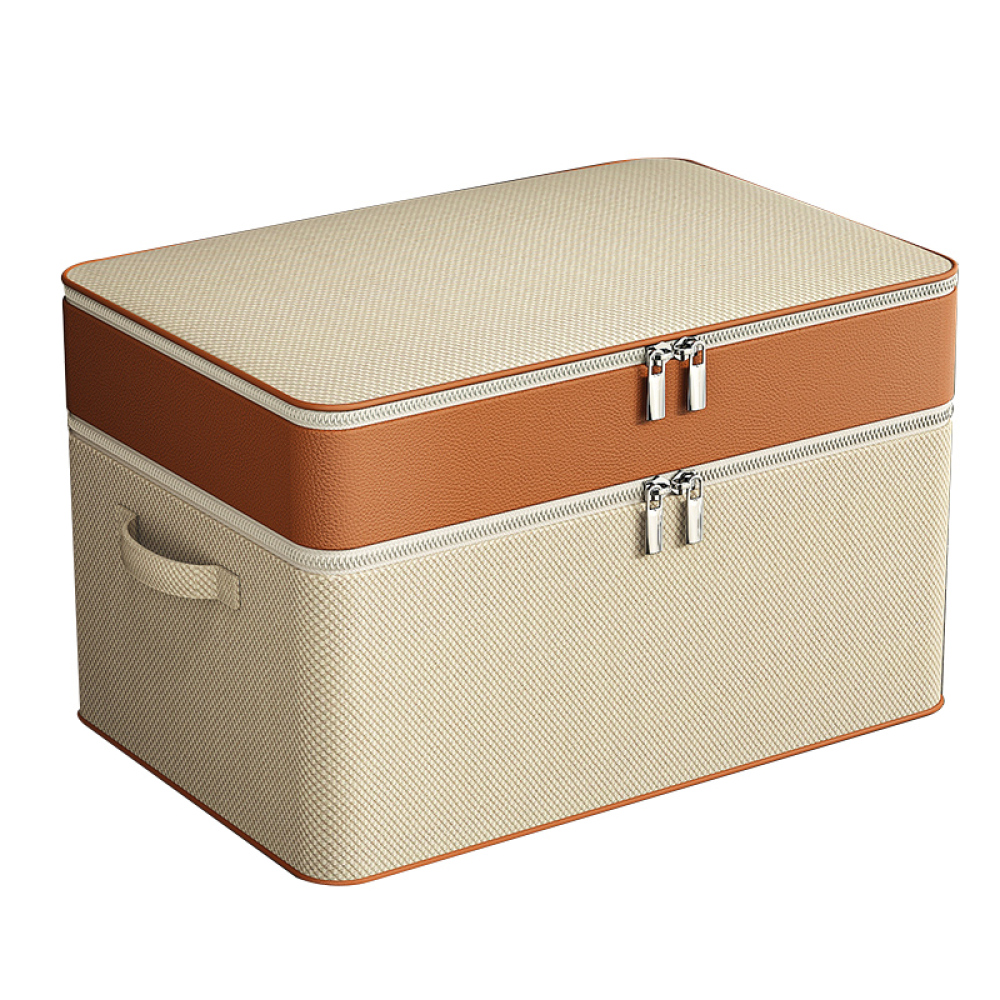 Grote capaciteit bewegende kledingkast Kledingopbergdoos Opvouwbare quiltopbergtas Verhuiszak Katoenen quilttas voor slaapkamerkast