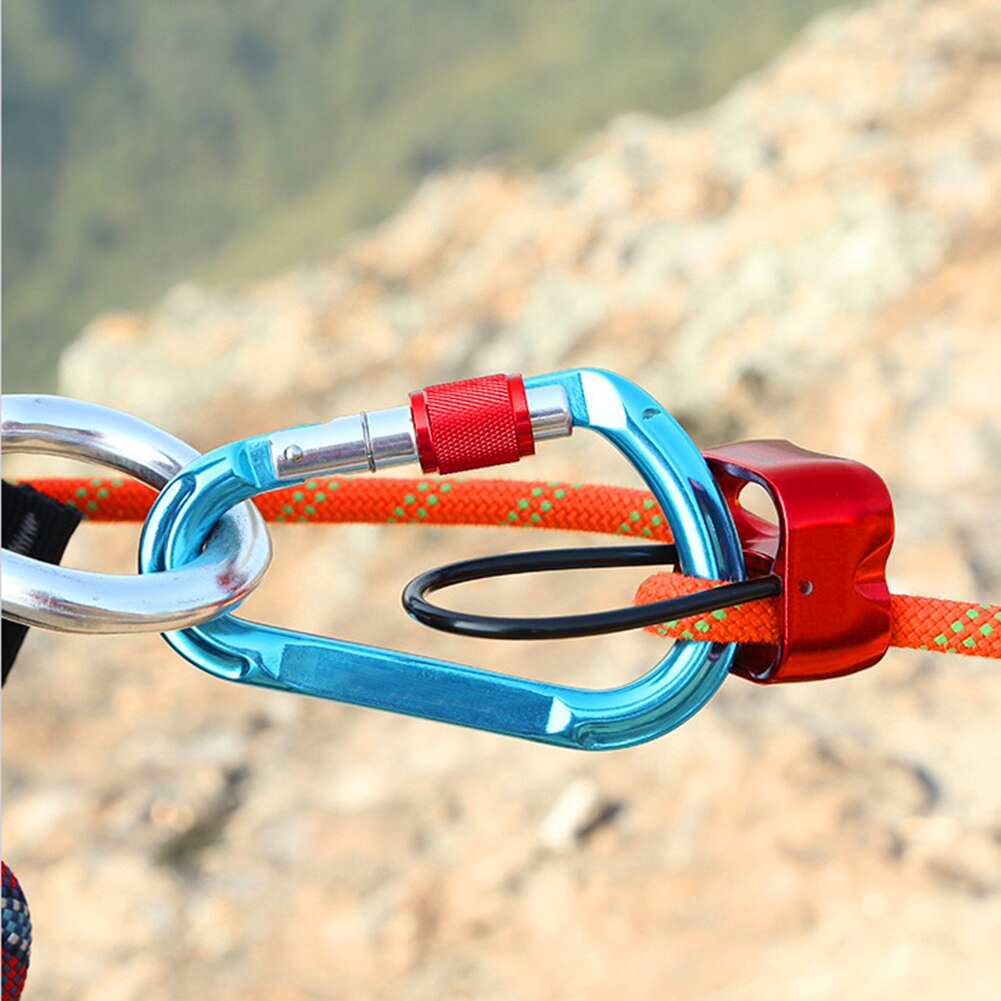 Rappel ATC Belay Device Descender Outdoor Camping Hiking Rock Climbing Equipment Travelling Easy Carrying Portable Parts