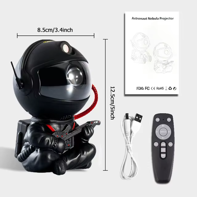 Sternprojektor, Galaxie-Nachtlicht, Astronaut, Weltraumprojektor, Sternenneebel, Decke, LED-Lampe für Schlafzimmer, Zuhause, dekoratives Kindergeschenk: Lila Rot