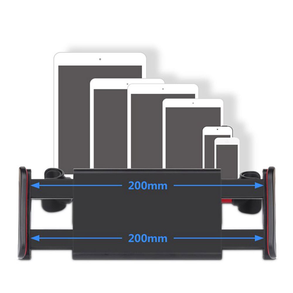 Glcc universele autobeugel autostoel rugleuning hoofdsteun smartphone houder voor ipad tablet pc standaard pad houder 14-18cm/5.51-7.09in