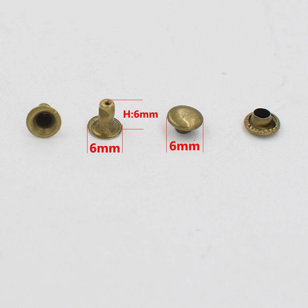 (200pieces/lot) 6mm Clothing rivets. Metal rivets. Clothing & Accessories. Button. Shoes decorative nails.