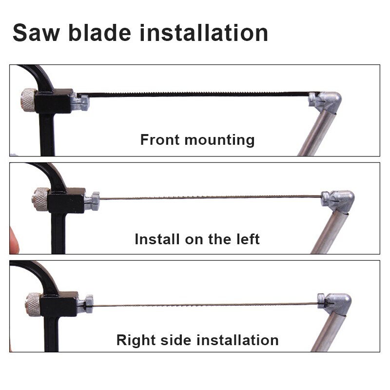 8-in-1 Multi-Purpose Hand Saw Metal Hacksaw DIY Wood Woodworking Saws Set Kit NDS