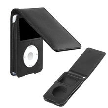 Ey Leather Cover Case Voor Apple Ipod Classic 80 / 120/160Gb Met Afneembare Clip