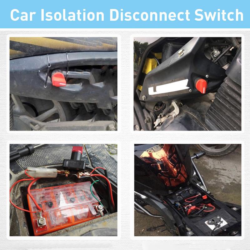 60V 100A Car Master Battery Disconnect Rotary Cut Off Power Kill Switch Master Disconnect Rotary Cut Off Isolator Kill Switch