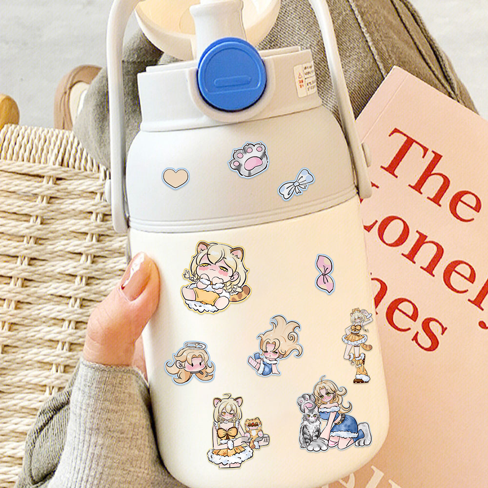 8 sztuki/zestaw oryginalnych naklejek z dziewczynami z anime, kawaii, pikantne naklejki diy, koreańskie naklejki dekoracyjne do scrapbookingu, kalendarza, pamiętnika.
