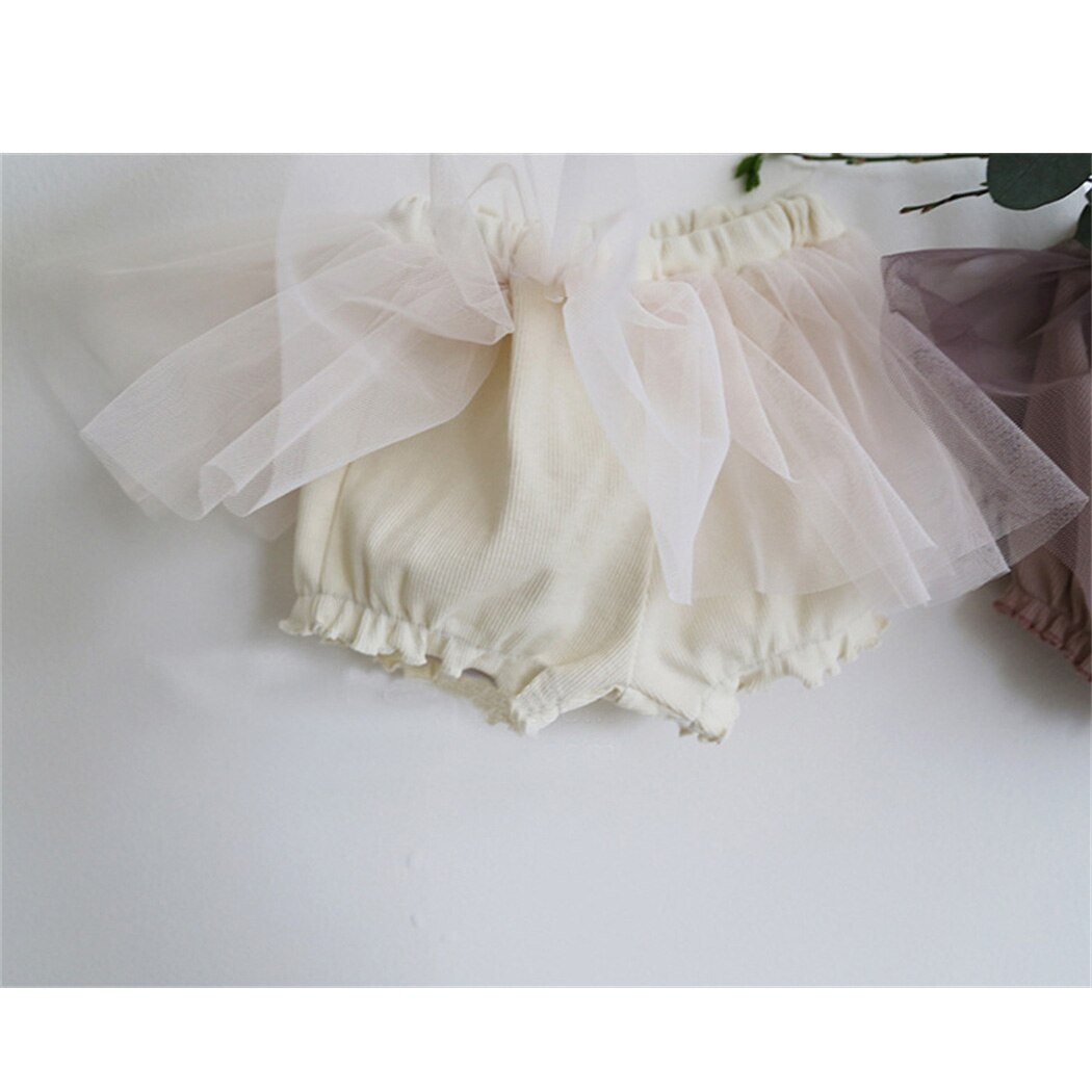 Adorable Princess Tulle Skirt for Girls Summer Shorts Mesh Skirts Toddler Girl Ruffle Bloomers Pettiskirt Baby Girls Clothes