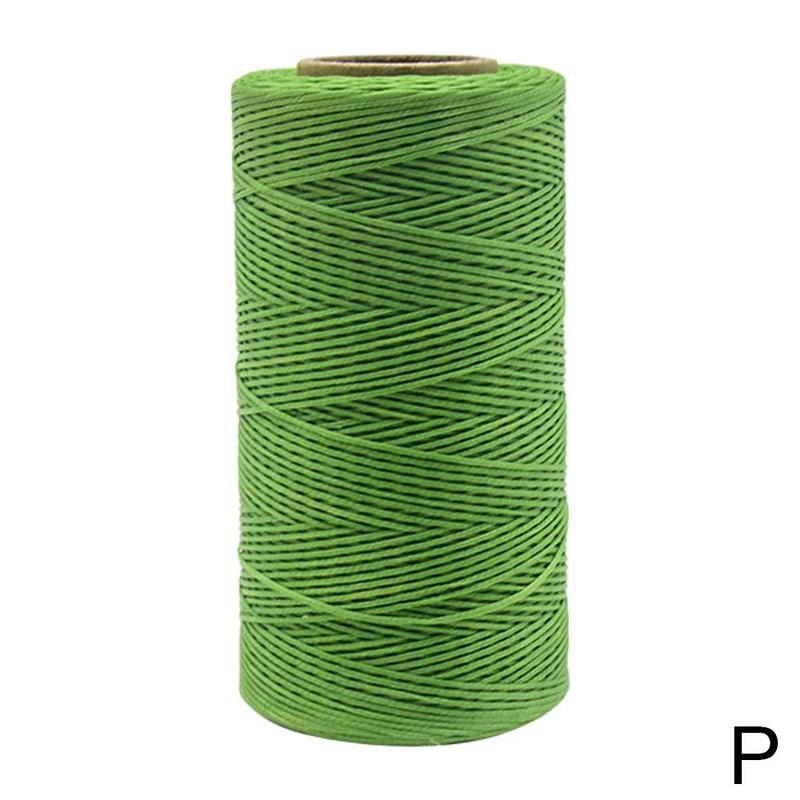 260M Multi Farbe Wachs Faden Single Filament Polyester Hand Stricken Schnur Gurt Kette Seil Korn Nähen Handwerk Pro Leder C J1E5: P