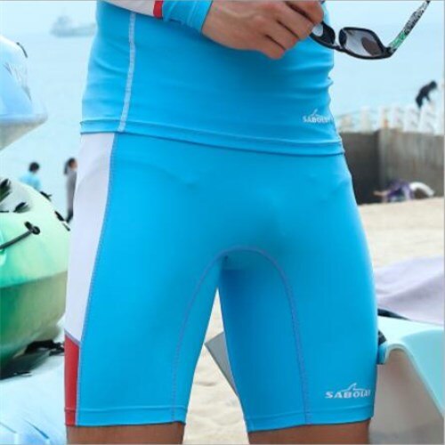 Traje de buceo de secado rápido para hombre, pantalones cortos de Surf, bañadores, mallas deportivas,: 3XL