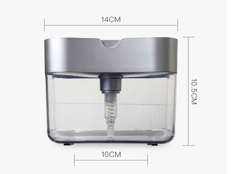 Soap Dispenser press soap box distributeur 2-in-1liquide vaisselle porta detergente organizador cozinha dosificador de fairy