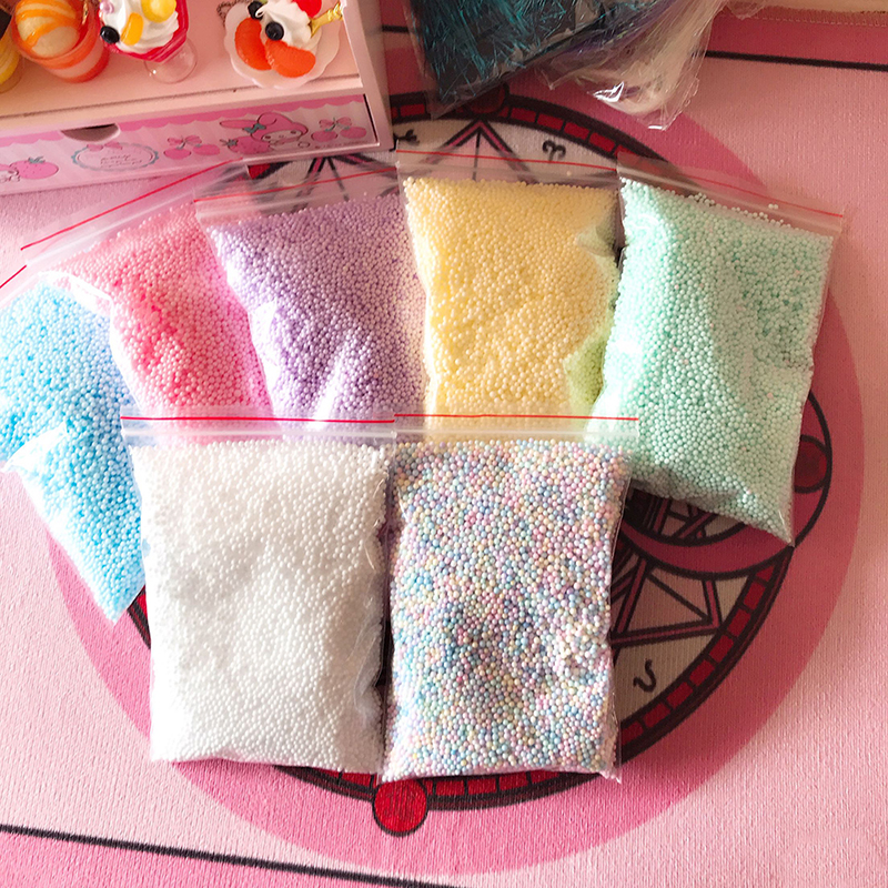 One Pack Snow Slime Balls Accessories Foam Additives Slimes Beads All For Slime Foam Filler Charms Clay Diy Lizun Craft Supplies