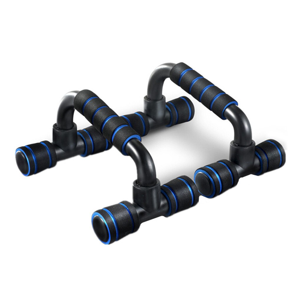 Push Up Bars Push-Ups Stands Bars Cushioned Foam for Fitness Chest Training Equipment AUG889: Blue