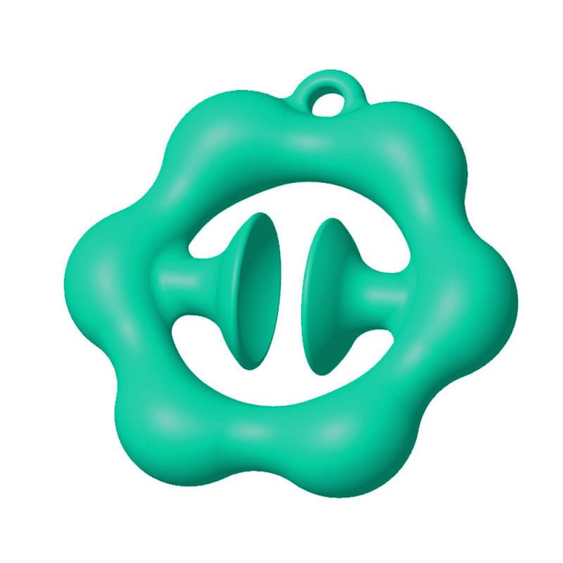 Silicone Hand Grip Gripping Ring Finger Forearm Trainer Fidget Toy Carpal Expander Muscle Workout Exercise Gym Fitness Unzip Toy: 03
