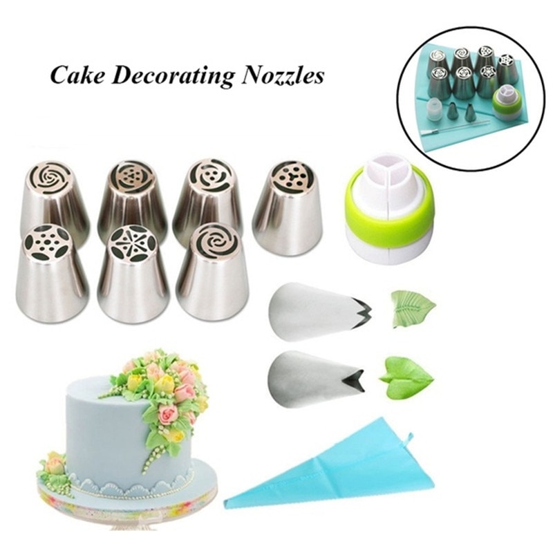 Russische Tulp Icing Piping Nozzles Cake Decoratie Koekjes Suiker Ambachtelijke Gebak Bakken Hulpmiddel Diy Cake Decorating Gereedschap