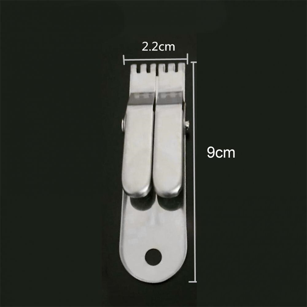 Stainless Steel Earthworm Bloodworm Bait Hook Clip Fishing Lure Clip Tools Connector Multifunction Fishing Tackle Accessorie: Default Title