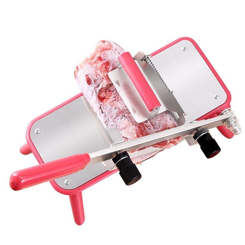 Manual Lamb Roll Slicer Cattle Machine Household Meat Planing Machine Pot Small Frozen Meat Cutting Machine