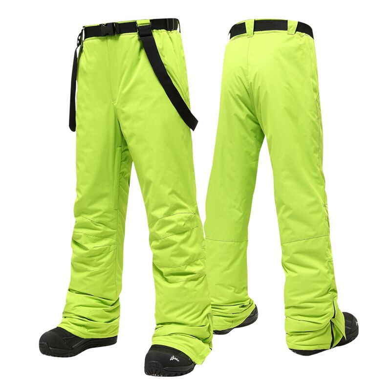 Ski Pants Men -30Celsius Windproof Waterproof Warm Couple Snow Trousers Winter Ski Snowboard Pants Brand