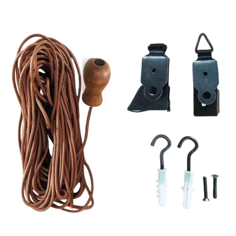 1 Set Rolgordijnen Fittingen Liftkoorden Bamboe Gordijn Repareren Touw Rolkap Accessoires Gereedschap Reparatie Onderdelen