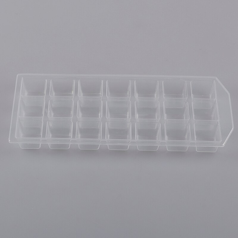 1PC Summer 21Grid Ice Cube Pudding Maker Mold Refrigerator Ice Mould Tray Tool Soft Plastic Bar Kitchen Tools Gadgets