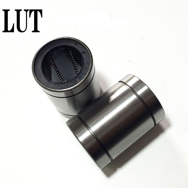 10pcs LM3UU LM4UU LM5UU LM6UU LM8UU LM10UU LM12UU Linear Bushing 8mm CNC Linear Bearings for Rods Liner Rail Linear Shaft parts